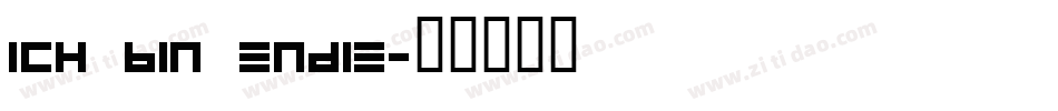 Ich bin Endie字体转换